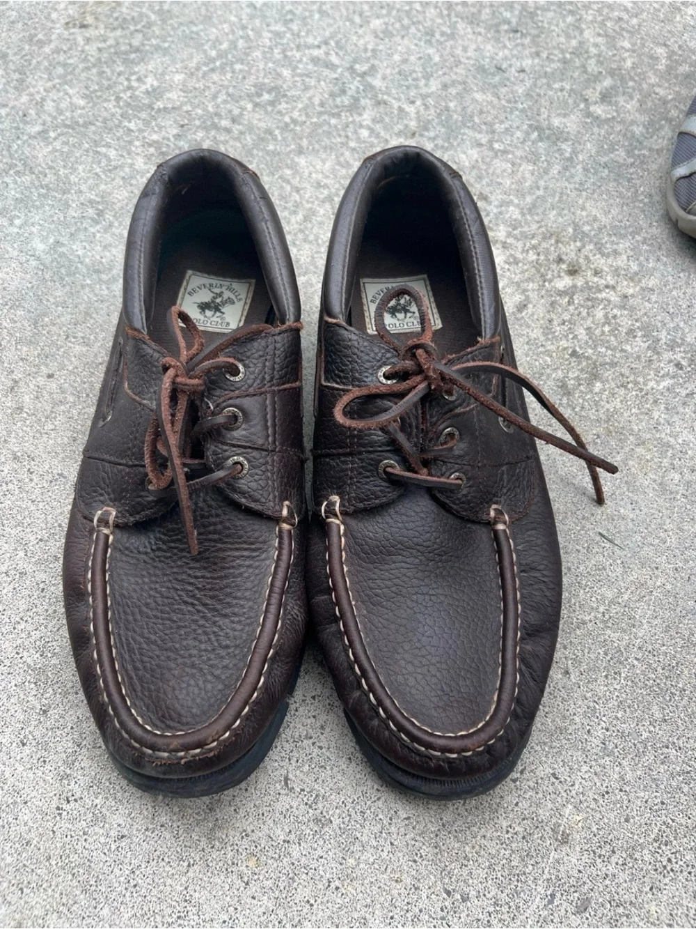 Vintage Beverly Hill Polo Club Boat Shoes Size 12